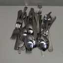 30 Piece Silverware Set Service for 8,Premium Stainless Steel Flatware Set,Mirror Polished Cutlery Utensil Set,Durable Home Kitchen Eating Tableware Set,Include Fork Knife Spoon Set,Dishwasher Safe