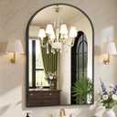 Sweetcrispy 30x40 Bathroom Mirrors for Wall, Arched Mirror for Over Sink