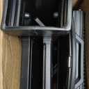 ARCHITECTURAL MAILBOXES Grand Haven Plastic, Mailbox and Post Kit, Black Extra Large