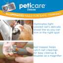 PetiCare Illuminated Dog & Cat Nail Clipper With LED Light & 5X Magnification for Safe, Precise Trimming | Pet Nail Cutter for Small & Large Breeds | Easy-to-Use Grooming Tool for Pets