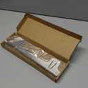 Stove Gap Covers, 2 Pack Stove Gap Filler Stainless Steel, Adjustable 13.8-27.5 In, Width 0.79", Heat Resistant & Easy to Clean, Gas Stove Side Gap Protector, Silver