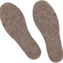Alpaca Wool Warm Shoe Insert - Wool Shoe Insoles for Boot Soft Winter Warm Shoe Replacement Men 11 Women 12 (Light Brown Alpaca)