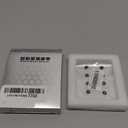 immoenuc Glass Mouse Skates 0.6mm Ultra-Thin Hexagon Feet for Gaming Mice 8-Piece Replacement Universal Compatibility with Logitech/Razer/SteelSeries Ultra-Smooth GlidingPrinting Black