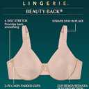 Vanity Fair womens Beauty Back Smoothing (36c - 42h) Minimizer Bra, Damask Neutral (36H US, Beige)