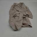 Mina Self 2025 Women's Summer Linen Blazer 3/4 Sleeve Lightweight Fully-Lined Slim Elegant Casual Work Jacket with Pockets M