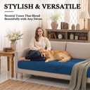 Smiry Waterproof Couch Cover for Dogs, Washable Non Slip Plush Protector