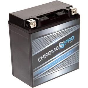 Chrome S Pro YTX20CH-BS Maintenance-Free 12V 19Ah Battery Replacement for ATV, Motorcycle, Jet Skis, Scooter, UTV, and More - Nut and Bolt (T3) Terminal