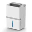 HUMILABS Dehumidifier for Basement, 75 Pint Smart Home Dehumidifier with Drain Hose and 180 OZ Large Water Tank, Up to 4500 Sq. Ft, 24H Timer, Auto Defrost Function, Low Noise, Energy Saving