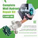 C-144KT-807 Wall Hydrant Complete Service Kit, for C-144 C-244 Series Wall Hydrants, Replace for C-144KT-807 Anti-Siphon Freezeless Faucet Repair Kit