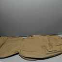 CAR PASS Luxury Nappa Leather Seat Covers Full Set, Water Resistant Faux Leather Seat Cover with Lumbar Support, Breathable Automotive Seat Covers Universal Fit for Sedan SUV Van Truck, Pure Beige