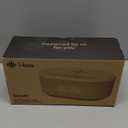 i box Dawn FM Radio, Bluetooth Wireless Speaker, Fast Charging, Clock Radio, LED Display, USB Charger, Dimmable Night Light, Alarm Clock Feature, Wireless Charger, Digital Clock, Dual Alarm (Grey) (Gray)