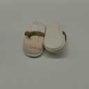 Cozy Slippers for Women Indoor and Outdoor Fuzzy House Shoes with Memory Foam Anti-Skid Sole Gifts for Women Mom Ladies (7-8 Women/5-6 Men, Beige)