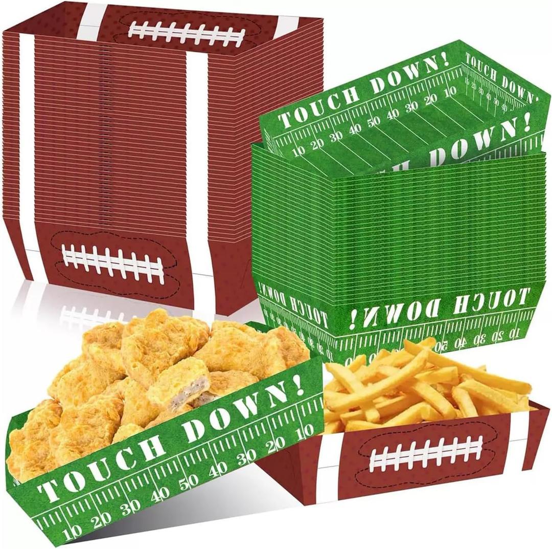 50Pcs Football Party Decorations,Football Party Favors ,Popcorn Bags Football Theme Party Favors for Gameday, Carnivals, Birthday, Sport, Superbowl Party Decor