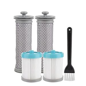 Replacement Filter kit Compatible with Tineco A10 Hero/Master, A11 Hero/Master, 2 Pack Pre Filters，2 Pack Vacuum Filters and 1 Brush