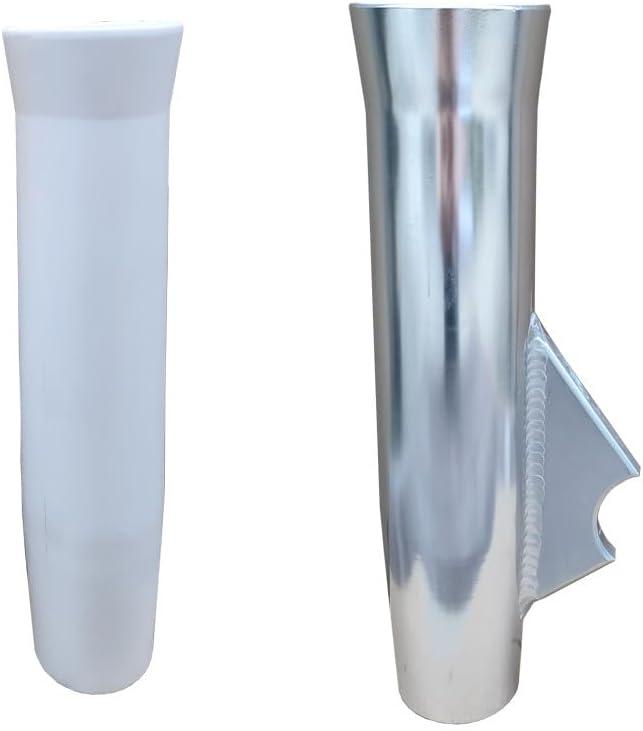 Brocraft Aluminum Rod Holder Flared with Blade / Aluminium Flared Weld-On Rod Holder with Blade