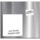 Essentially Yours Magnet and Message Board Extra Large 30 x 28 x 0.7 Inch Magnet and Message Board | Mountable Steel Bulletin Board (Silver)