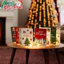 2025 Upgrated Lighted Christmas Card Display Stand Clear Acrylic Holiday Greeting Card Holder Organizer Holds up to 30 Cards Postcards Photos for Xmas Birthday Tabletop Desk Decor