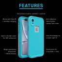 LifeProof FR Series Waterproof Case for iPhone XR (Only) - with Cleaning Cloth - Non-Retail Packaging - Boosted (Blue Atoll/Hawaiian Ocean/Emberglow)