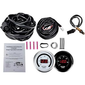 30-4110 UEGO Air Fuel Ratio Gauge 52mm with 4.9 LSU Sensor, wideband Sensor WideBand A/F Ratio UEGO O2 Controller Gauge Kit