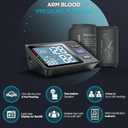 Blood Pressure Machine Upper Arm, 2 Size Cuffs M/L and XL, Medium/Large 9"-17" and Extra Large XL 13"-21", Accurate Automatic Digital BP Monitor, Large Backlit LCD, 2-User 1000 Memories