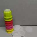 8 Pack Small Pudding Cups Mold with Lids Reusable Plastic Dessert Molds Mini for Jelly, Gelatin, Ice Cream - Food and Dishwasher Safe Freezer Containers for Making Desserts