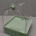 Parrot Perch Bird Bath Automatic Bathing Large Bird Bath for Conure Cage