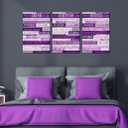 Purple Room Decor for Women - Motivational Inspirational Quotes Wall Art for Office - Large Canvas Wall Art Ready to Hang Size 16" x 24" x 3 Pieces, 24"L x 16"W x 3PCS