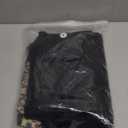 Aelfric Eden Baggy Wide Leg Sweatpants for Women Men Double Waist Camo Elastic Waisted Lounge Pants with Pockets (Large, Black & Leopard)