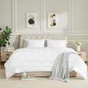 Hometec Down Alternative Duvet Insert 100% Cotton White Queen Size