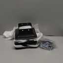 SPACEEUP 4x4 Post Base 5 Pcs Heavy Duty Steel Brackets Internal 3.6" x 3.6" Black Deck Cover Fit Standard Wood Anchor Sleeves