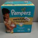 Pampers Swaddlers Diapers, Size 0 (up to 10 lbs), 140 Count, Absorbent, Keeps Baby Dry and Comfortable, Skin Safe Disposable Baby Diaper 