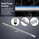 Grill Replacement Parts for Charbroil Advantage 3 Burner 463343015, 463335115, 463435115, 463436815, 463370015. Heat Plates Tents, Burner Tubes and Crossover Tube for Char-broil Advantage Grill Parts.