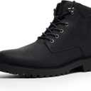 CGRRBW Men's Hiking Boots, Anti-Slip Outdoor Climbing Work Trekking Shoes for Men (10, Black)