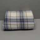 Eddie Bauer - Blanket, Super Soft Reversible Sherpa & Brushed Fleece Bedding, Throw Blankets for Couch, Ideal for Lounging (Edgewood Plaid Blue)
twin