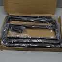 12 inch Shelf Brackets for DIY Floating Shelf, 1/5 inch Thick Heavy Duty Floating Shelf Bracket, Fit for Home, Kitchen, Bathroom, Garage, Living Room, 6-Pack Black, 11.25 x 6 x 1.5