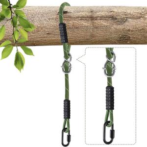 Heavy Duty Tree Swing Rope Adjustable Extendable, Hammock Tree Swings Hanging Strap, for Outdoor Swings Hammock Playground Set Accessories3.91ft(47") 1 Pcs Green
