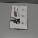 Airplane Foot Hammock, No Collapse Foot Rest for Plane Travel with Extended Adjustment Strap, Portable Desk Foot Hammock with Thickened Foam, Foot Sling Travel Essentials to Relax Your Feet (1 Pc Black)