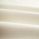 Roc-lon 54 Inch Budget Blackout Drapery Lining, White/Ecru 1 Yard