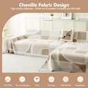 WEYOND Chenille Sofa Covers 2 Pieces, Boho Couch Cover L Shaped Sectional