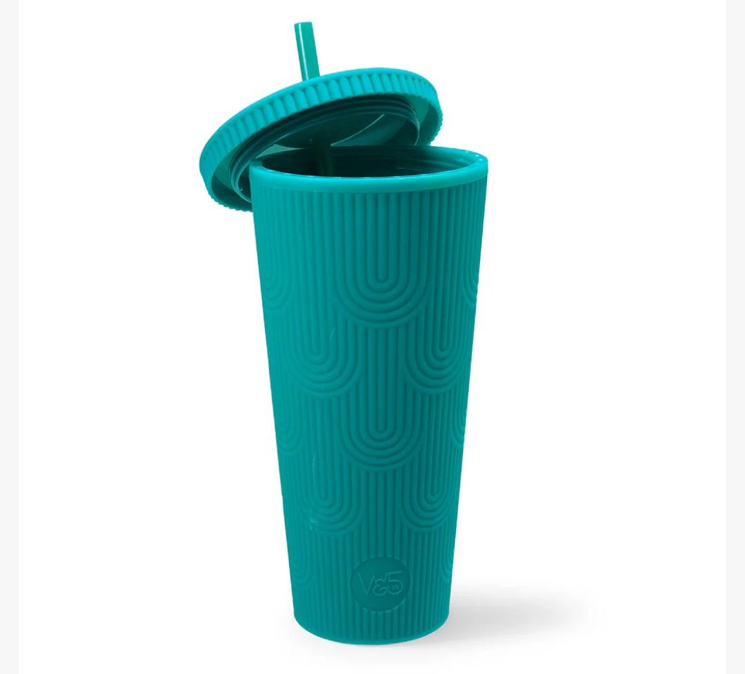 24fl oz Mermaid Tumbler Soft Touch Finish - LT Blue 