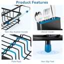 Over the Sink Dish Drying Rack,In Sink Dish Drying Racks,Expandable Dish Rack Over Sink Counter,Adjustable Dish Drainer for Inside Sink with Utensil Holder, Stainless Steel Dish Strainer XLarge Size