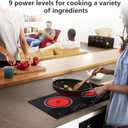 Noxton 2 Burners Electric Cooktop, 24" Built-in & Countertop Stove, Two Burner Ceramic Cooktop with Child Safety Lock, Timer, Touch Sensor Control, Portable 110V Plug-in Cooktop, 23.62 X 13.78 Inches