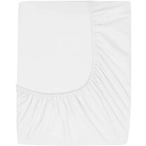 Comfy Basics Prime Deep Pocket Fitted Sheet - Brushed Velvety Microfiber - Breathable, Extra Soft and Comfortable - Winkle, Fade, Stain Resistant (White, Full)