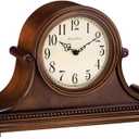 Bulova B1514 Asheville Mantel Clock, Brown Cherry