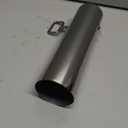 Eagles Stove Pipe with Damper 2.36 inch Control Stainless Steel Chimney Flue Pipe for Outdoor Camping Wood Stove Accessories Pipe, Long Type