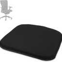 Natural Latex Seat Cushion for Haworth Zody Chair - Ergonomic Office Chair Accessories, Soft and Comfortable Seat Mat Black