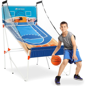Electronic Basketball Games, Basketball Gifts for Kids Boys Girls Children Youth & Teens | 16-in-1 Games Dual Shot, Blue