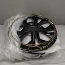 Set of 4 15" 6 "Y" Spoke Front and Rear Wheel Covers - Gloss Black