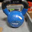 CAP Vinyl Coated Cast Iron Kettlebell, 40 LB Home Gym Weight