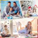 12 Set/384 Pcs Christmas Stationery Party Favors Bulk Christmas Classroom Gifts Include 6-in-1 Multicolor Ballpoint Pen Bookmarks Ruler Notebook for Stocking Stuffers Xmas Exchange Gift Prize